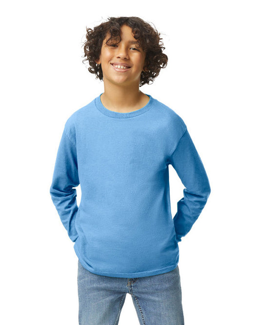 Youth Heavy Cotton™ Long-Sleeve T-Shirt - Carolina Blue