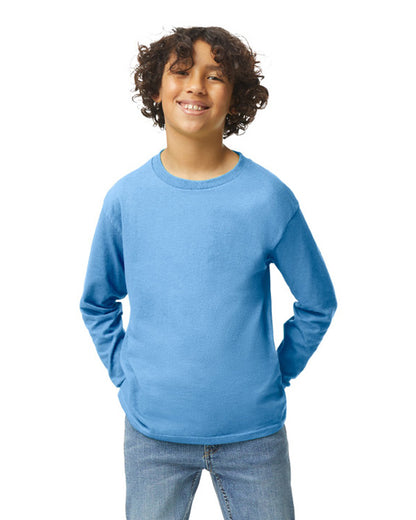 Youth Heavy Cotton™ Long-Sleeve T-Shirt - Carolina Blue