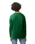 Youth Heavy Cotton™ Long-Sleeve T-Shirt - Forest Green