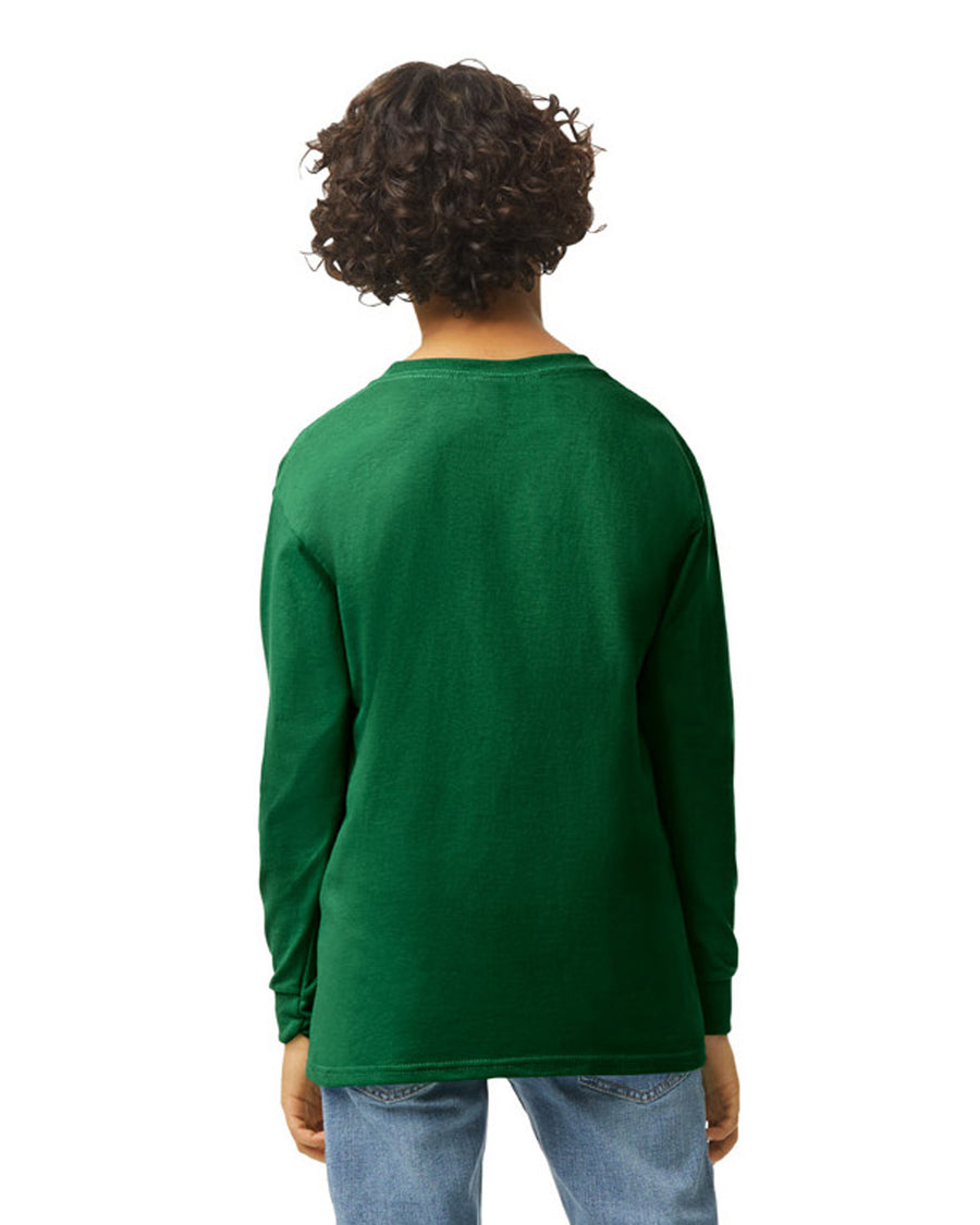 Youth Heavy Cotton™ Long-Sleeve T-Shirt - Forest Green