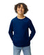 Gildan G540B - Youth Heavy Cotton™ Long-Sleeve T-Shirt - Navy