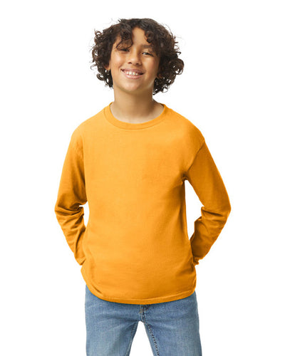 Youth Heavy Cotton™ Long-Sleeve T-Shirt - Gold