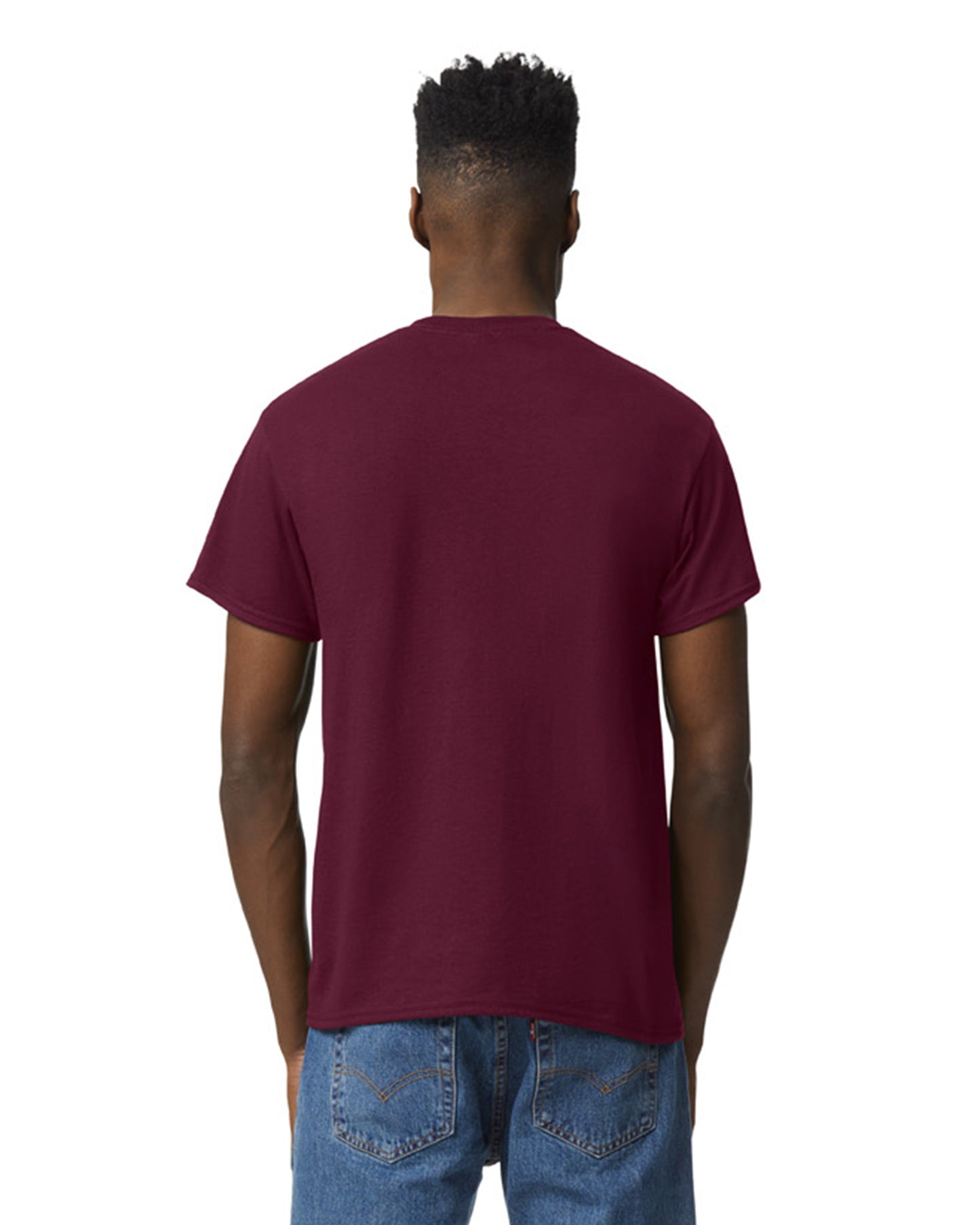 Unisex 50/50 T-Shirt - Dark Maroon