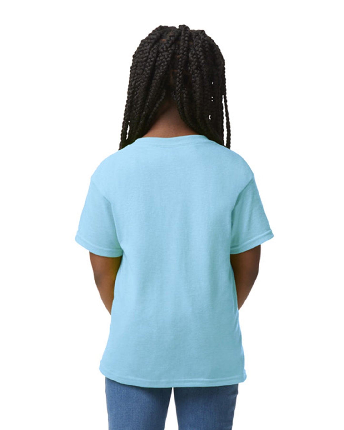 Youth 50/50 T-Shirt - Light Blue