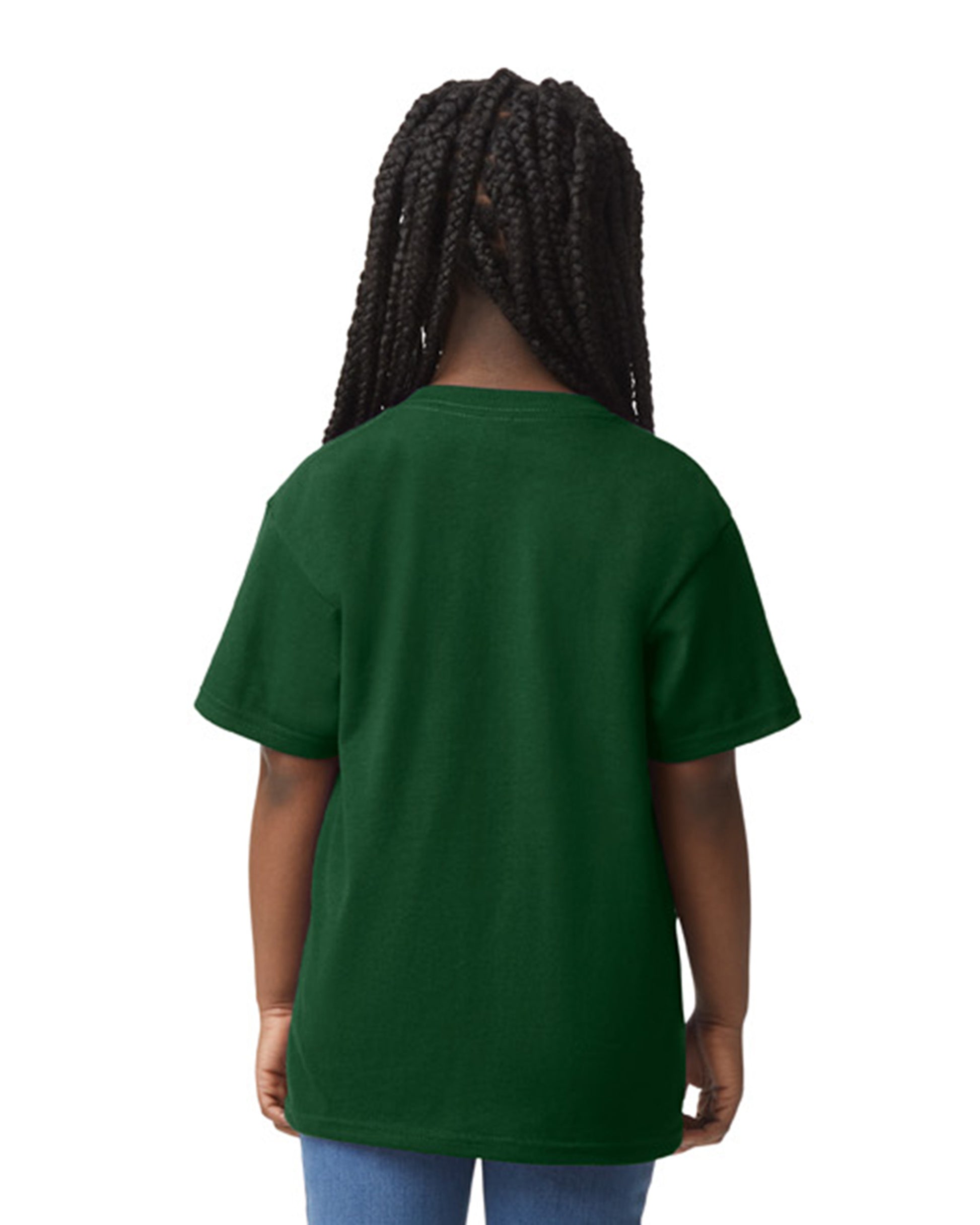 Youth 50/50 T-Shirt - Forest Green