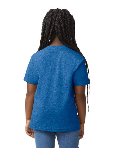 Youth 50/50 T-Shirt - Heather Sport Royal