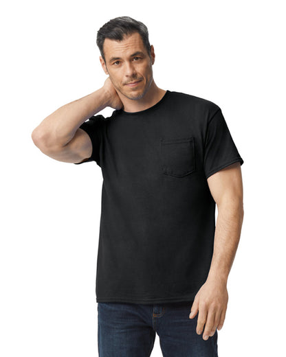 Unisex 50/50 Pocket T-Shirt - Black