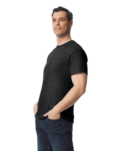 Unisex 50/50 Pocket T-Shirt - Black