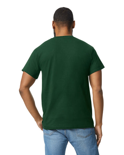 Unisex 50/50 Pocket T-Shirt - Forest Green