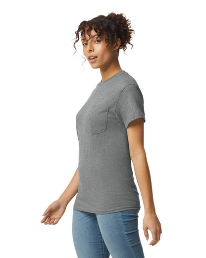 Unisex 50/50 Pocket T-Shirt - Graphite Heather