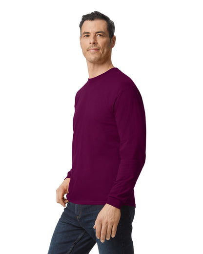 Unisex 50/50 Long-Sleeve T-Shirt - Maroon