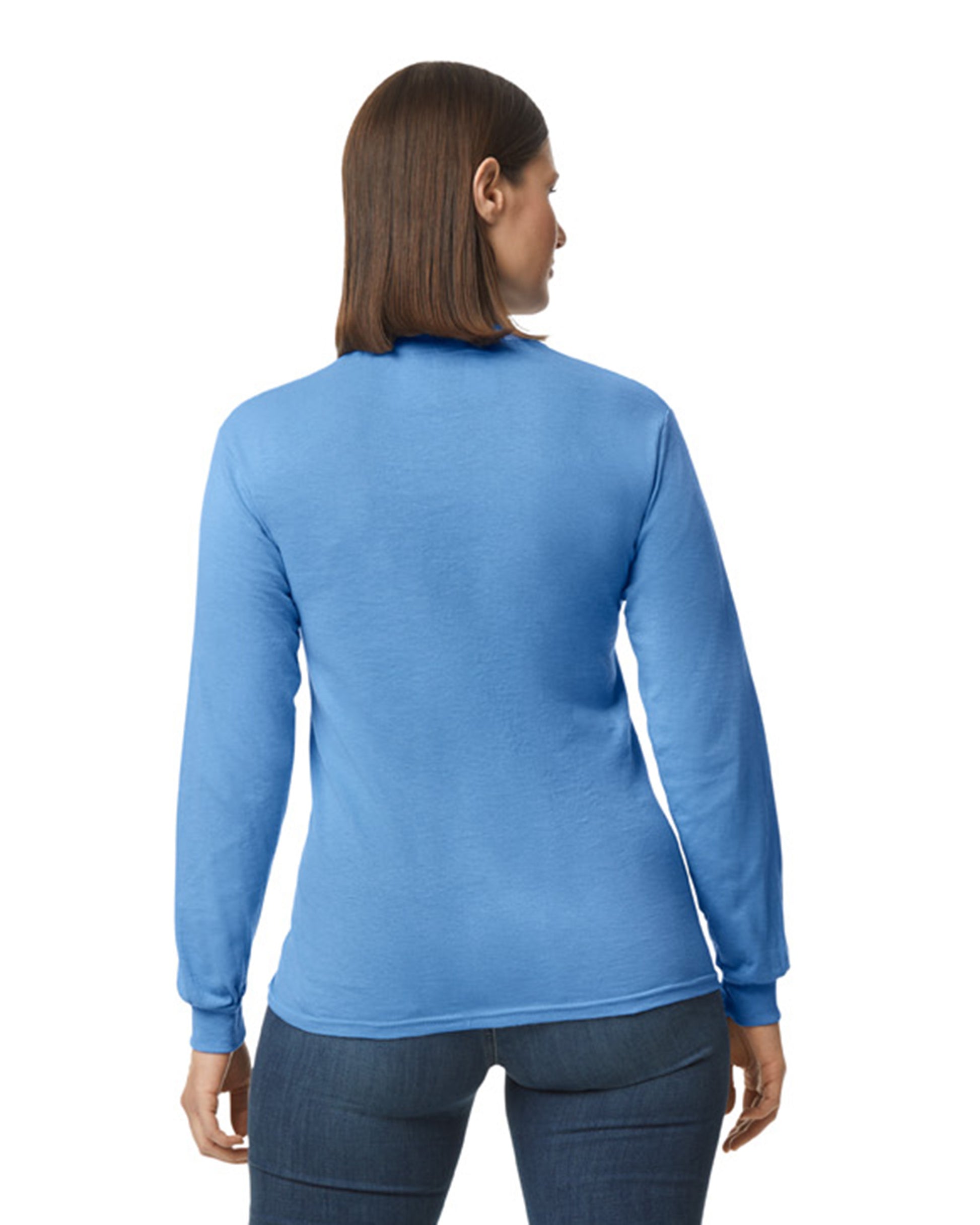 Unisex 50/50 Long-Sleeve T-Shirt - Carolina Blue