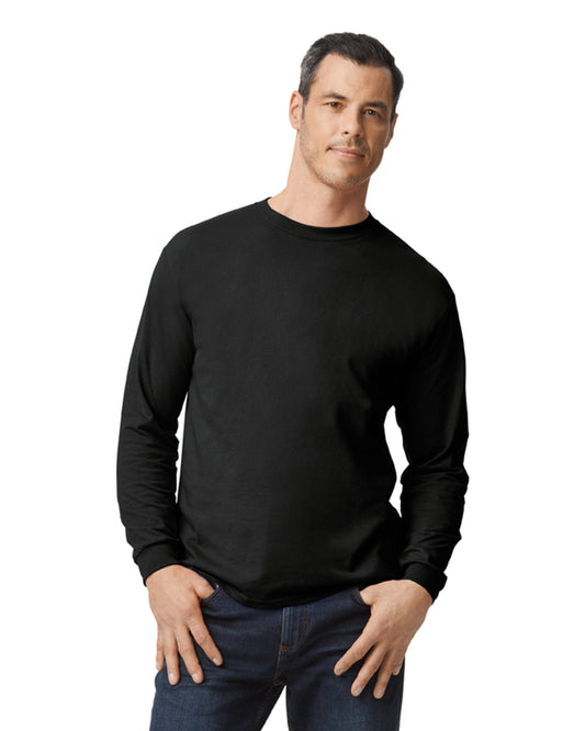 Unisex 50/50 Long-Sleeve T-Shirt - Black
