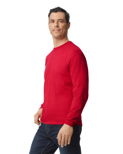 Unisex 50/50 Long-Sleeve T-Shirt - Red