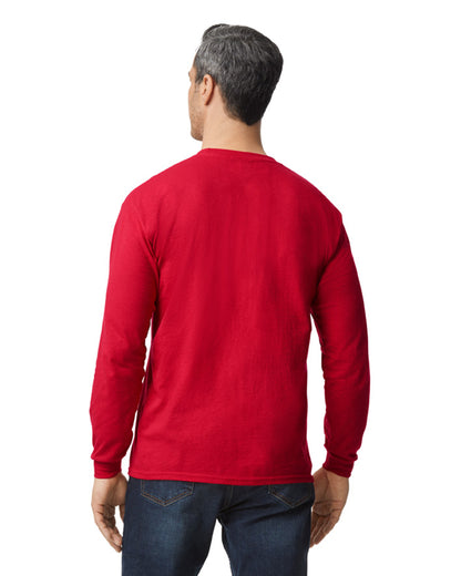 Unisex 50/50 Long-Sleeve T-Shirt - Red