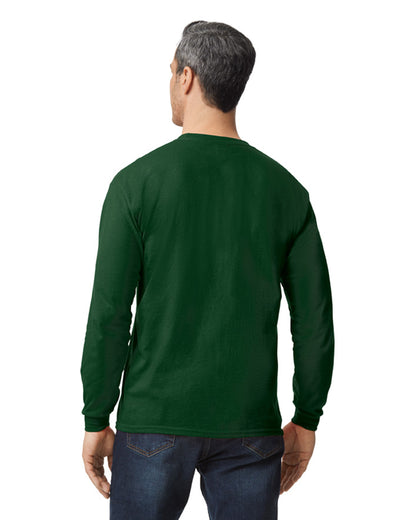 Unisex 50/50 Long-Sleeve T-Shirt - Forest Green
