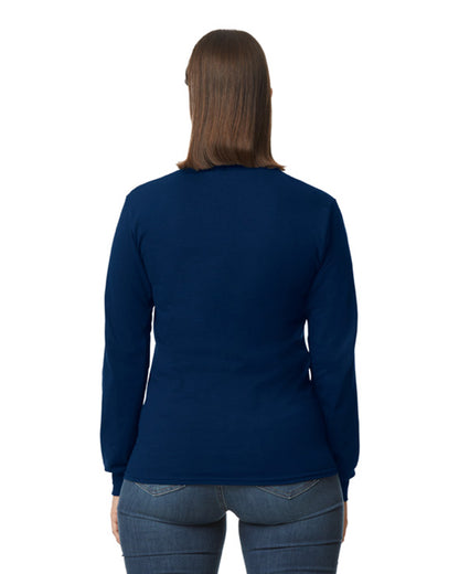 Unisex 50/50 Long-Sleeve T-Shirt - Navy