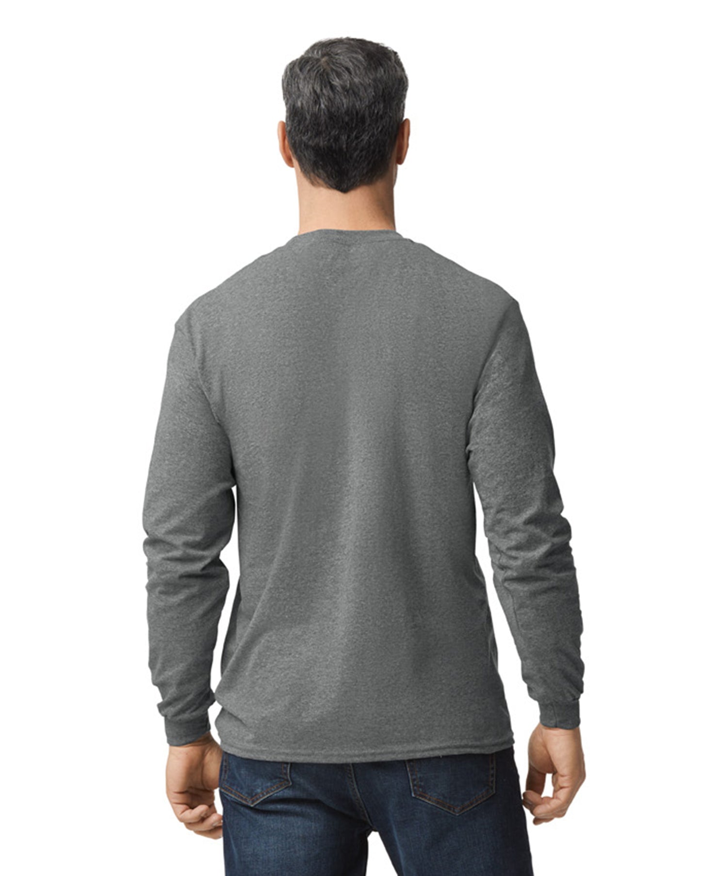 Unisex 50/50 Long-Sleeve T-Shirt - Graphite Heather