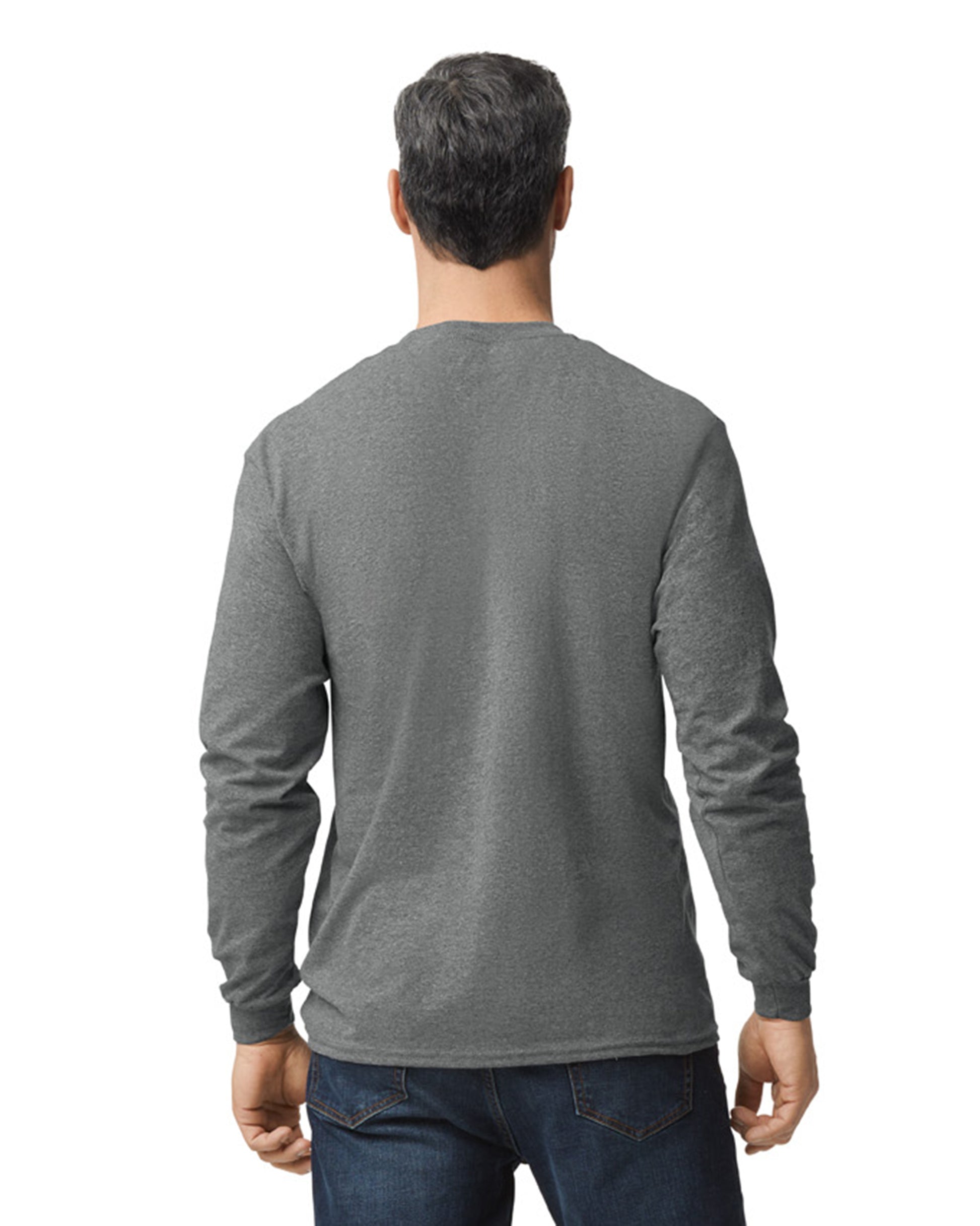 Unisex 50/50 Long-Sleeve T-Shirt - Graphite Heather