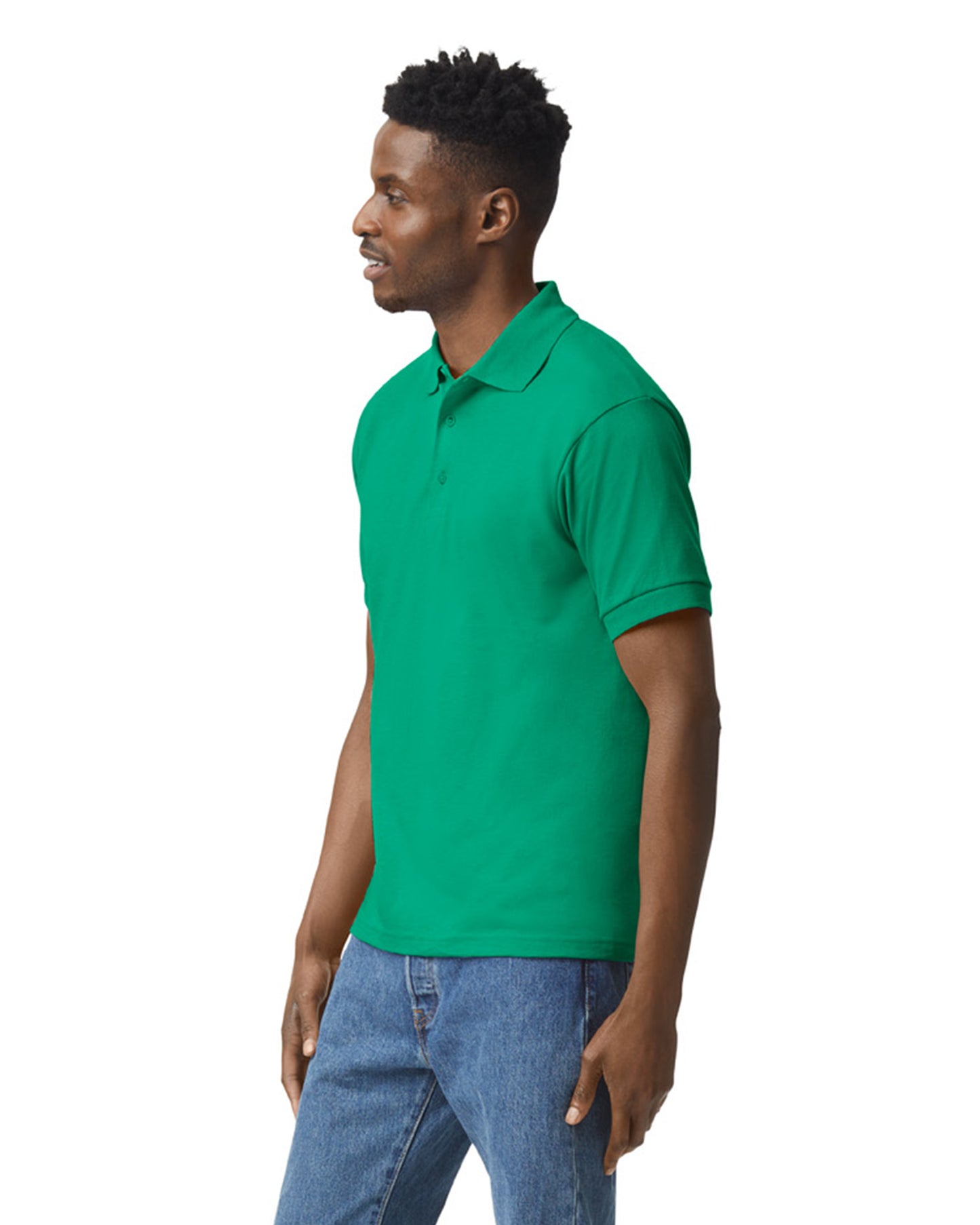 Unisex 50/50 Jersey Polo - Kelly Green
