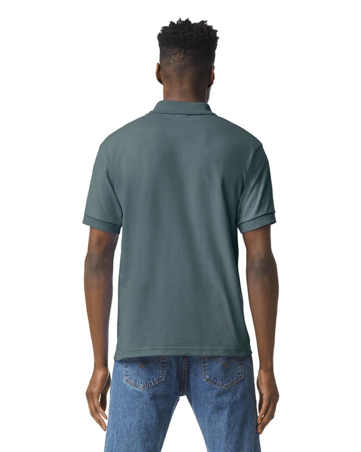 Unisex 50/50 Jersey Polo - Dark Heather
