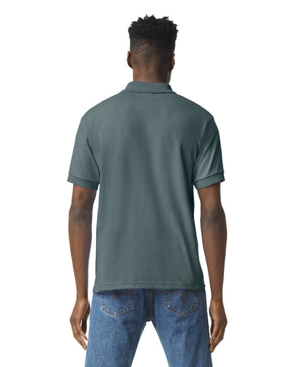 Unisex 50/50 Jersey Polo - Dark Heather