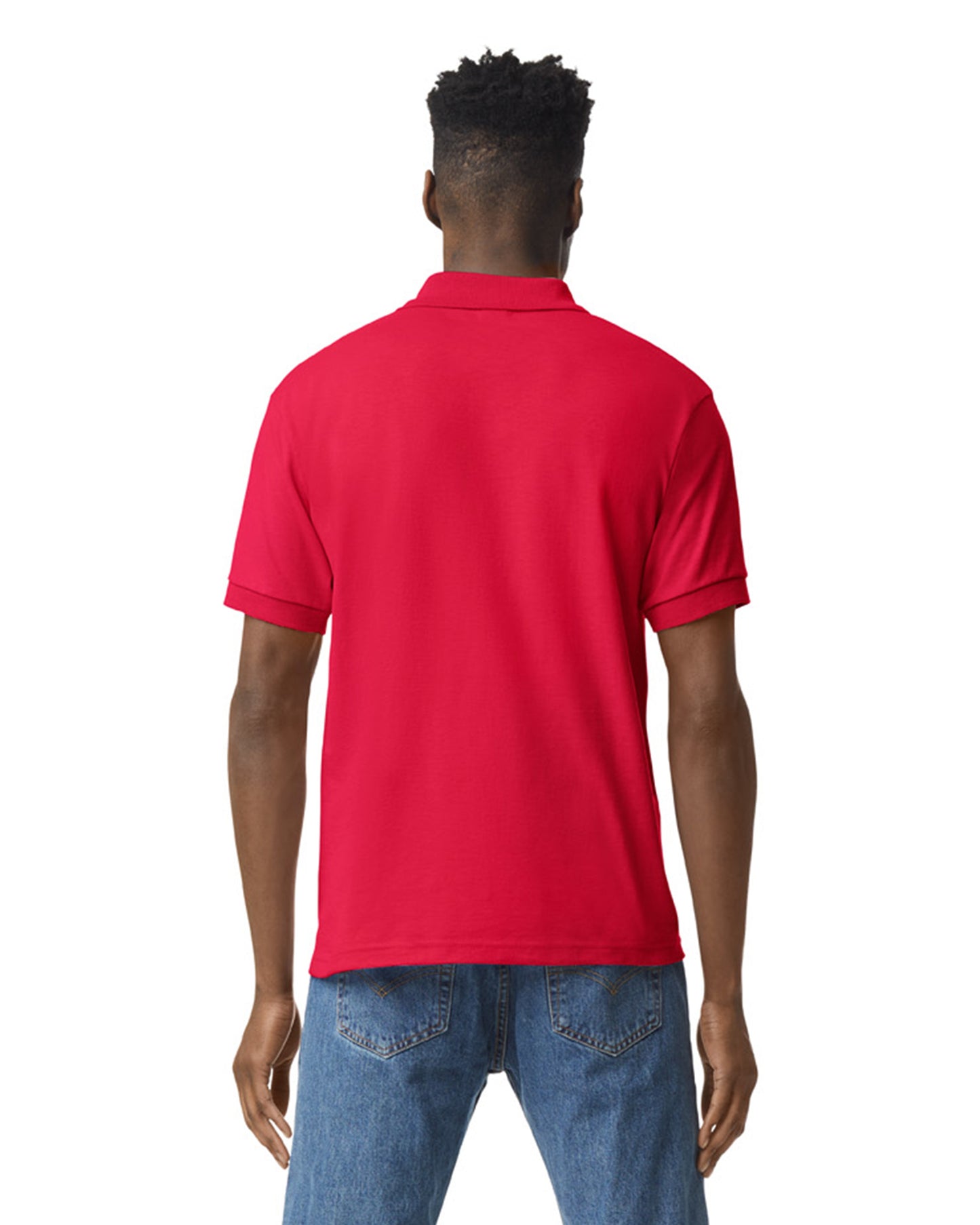 Unisex 50/50 Jersey Polo - Red