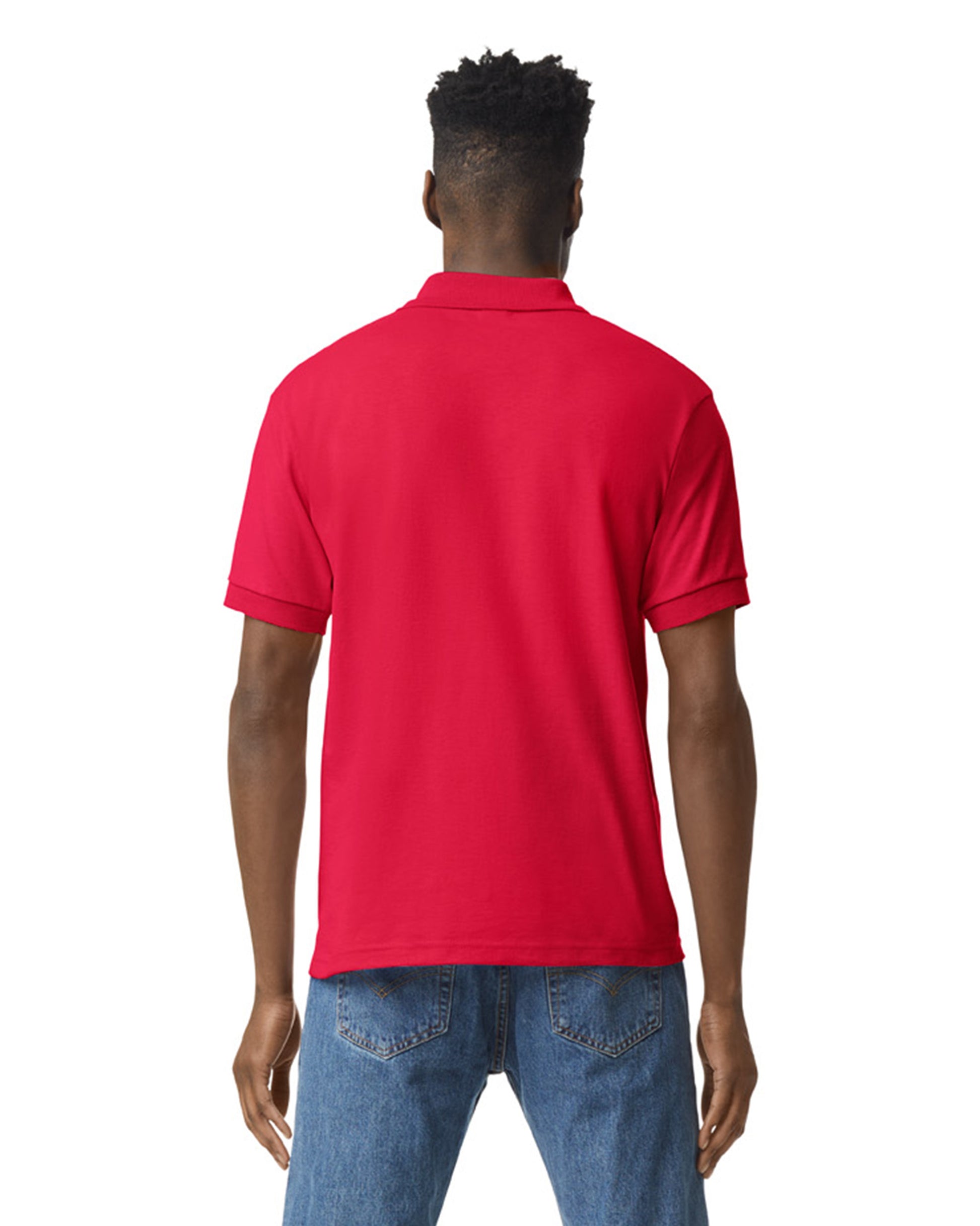 Unisex 50/50 Jersey Polo - Red