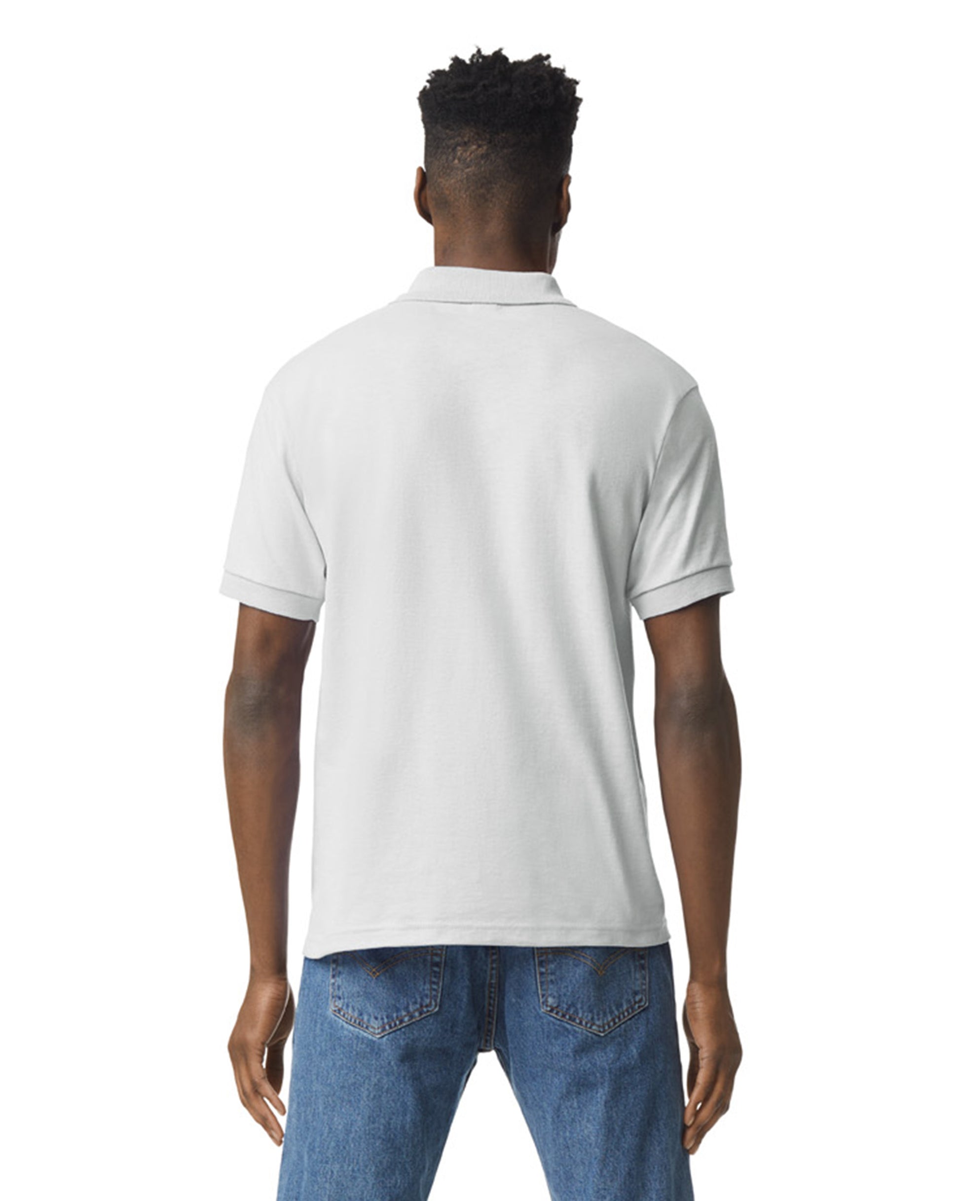 Unisex 50/50 Jersey Polo - Ash