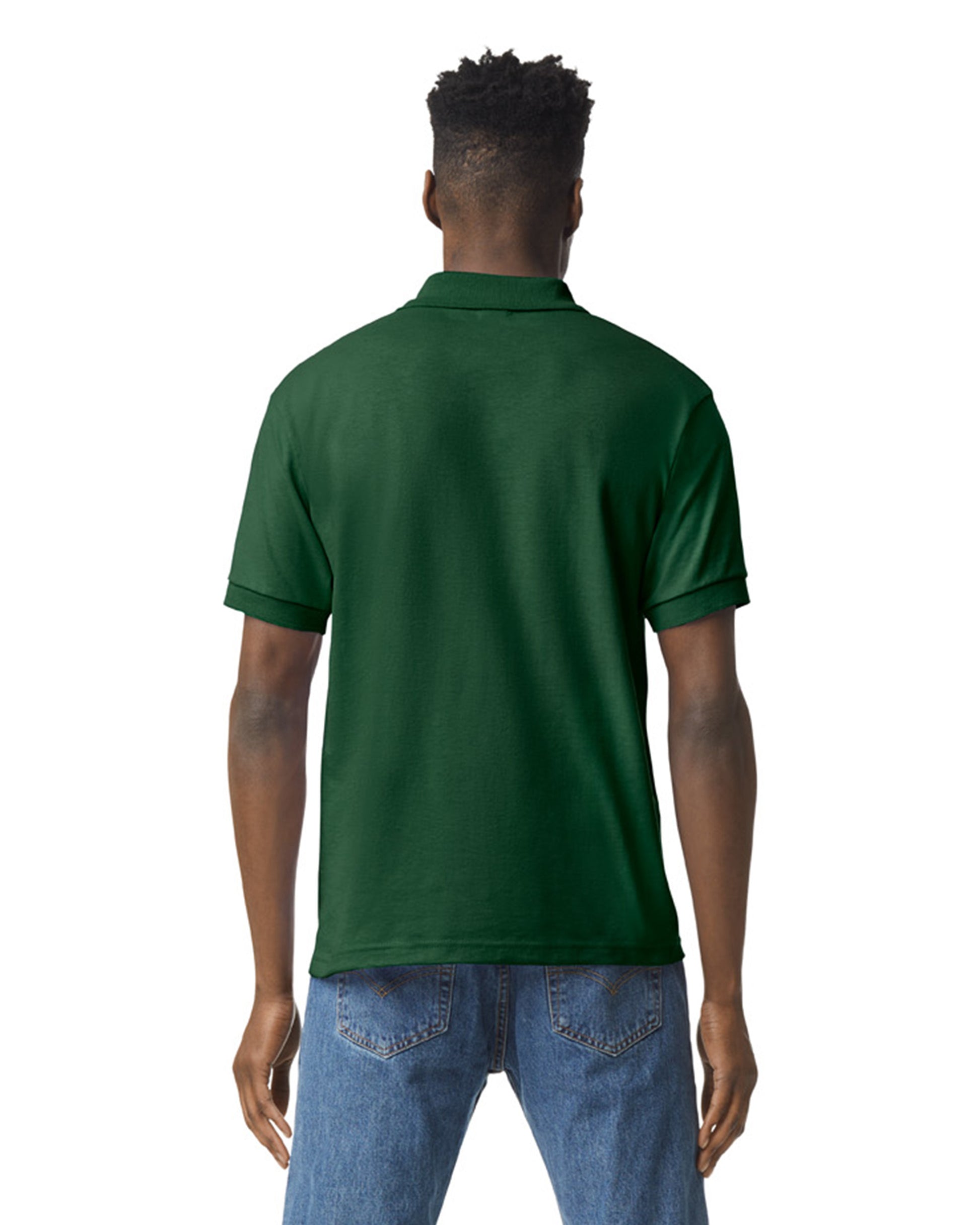 Unisex 50/50 Jersey Polo - Forest Green