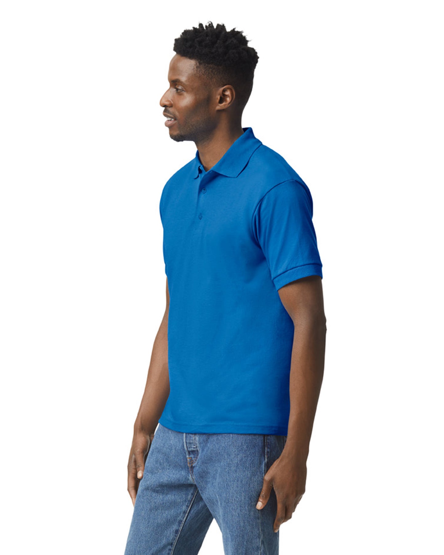 Unisex 50/50 Jersey Polo - Royal