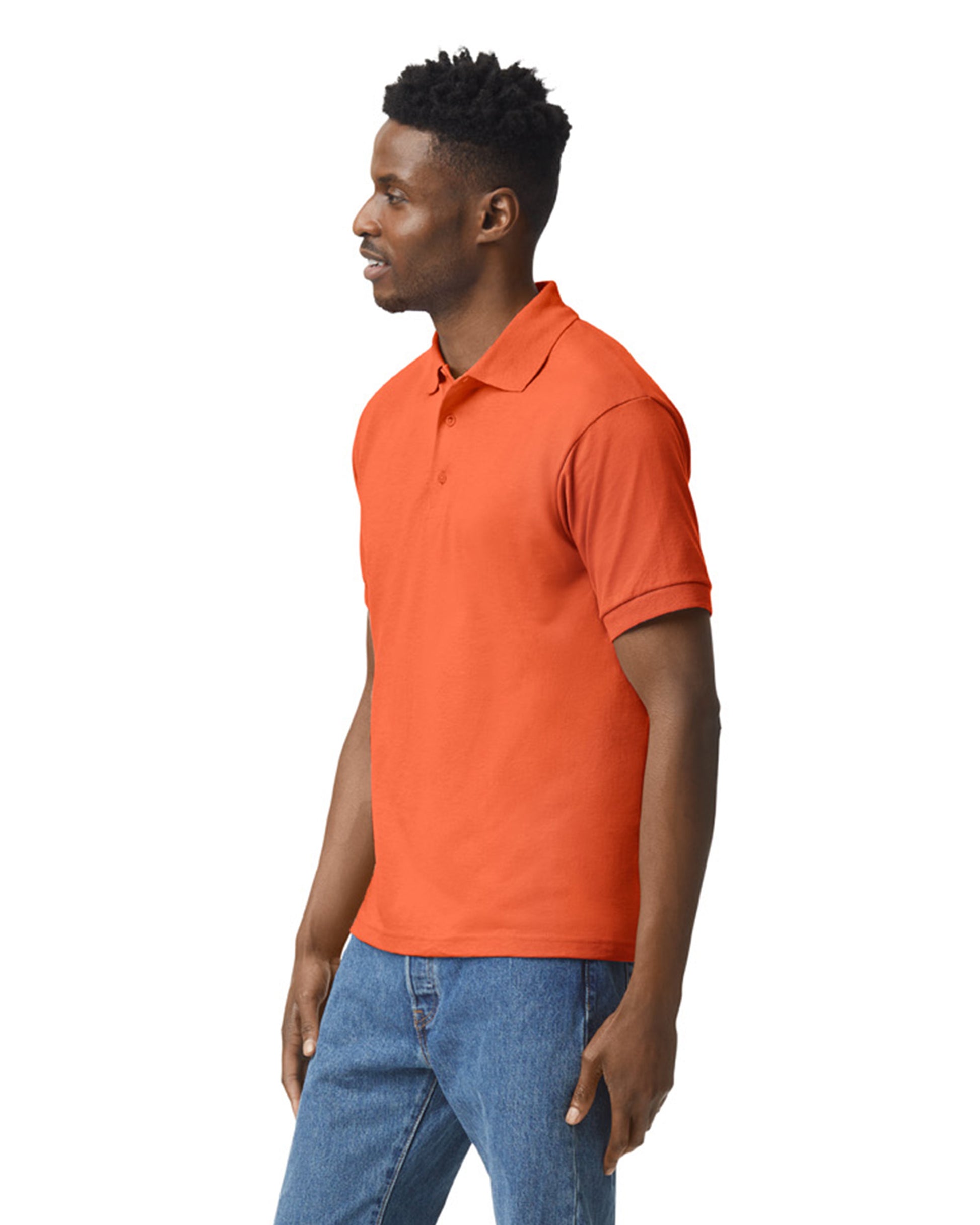 Unisex 50/50 Jersey Polo - Orange