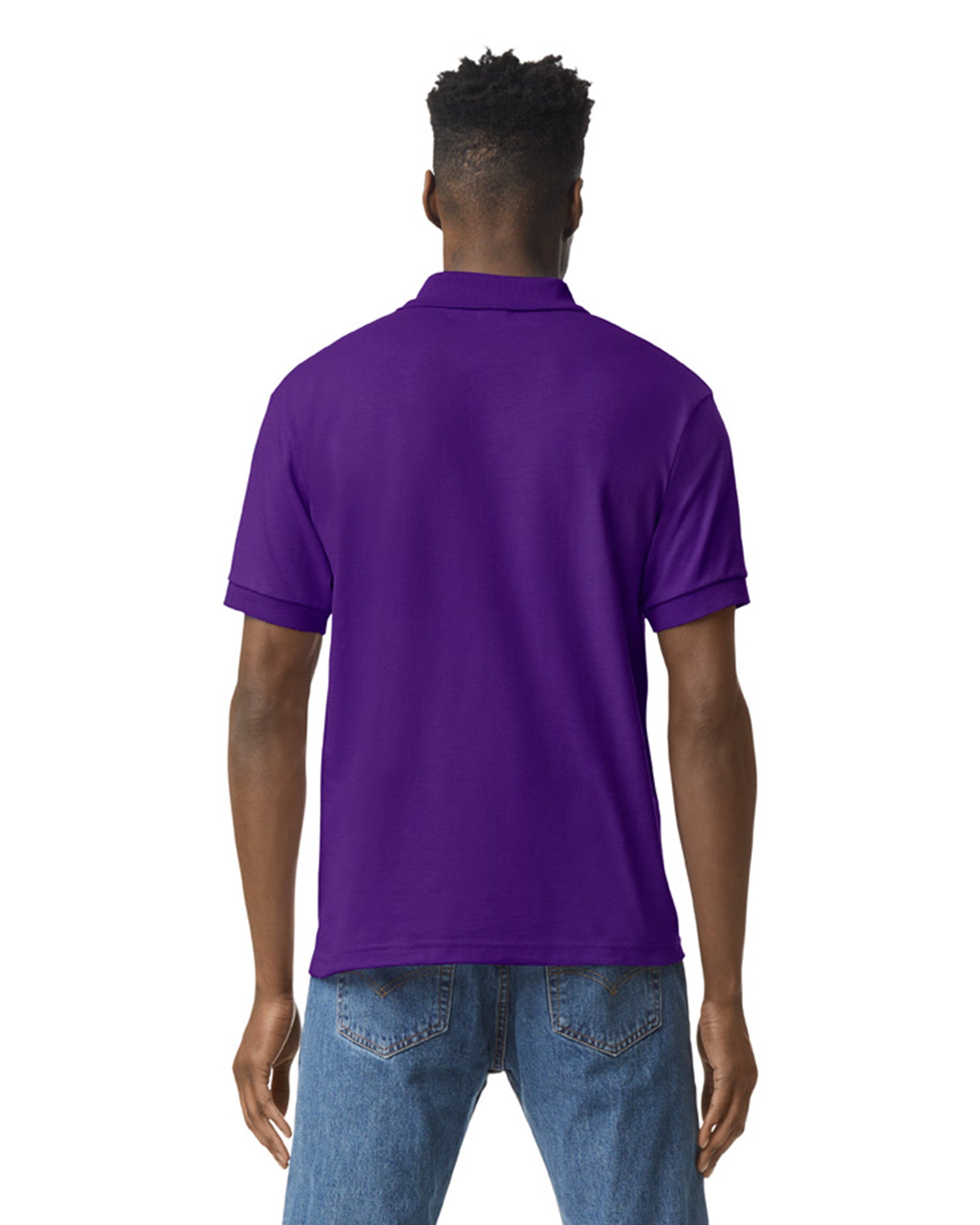 Unisex 50/50 Jersey Polo - Purple