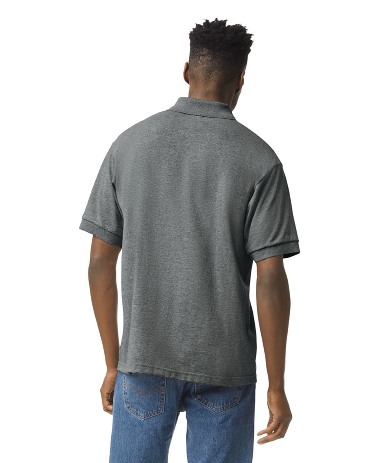 Unisex 50/50 Jersey Polo - Graphite Heather