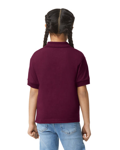 Youth 50/50 Jersey Polo - Maroon