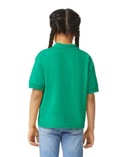 Youth 50/50 Jersey Polo - Kelly Green