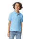 Gildan G880B - Youth 50/50 Jersey Polo - Light Blue