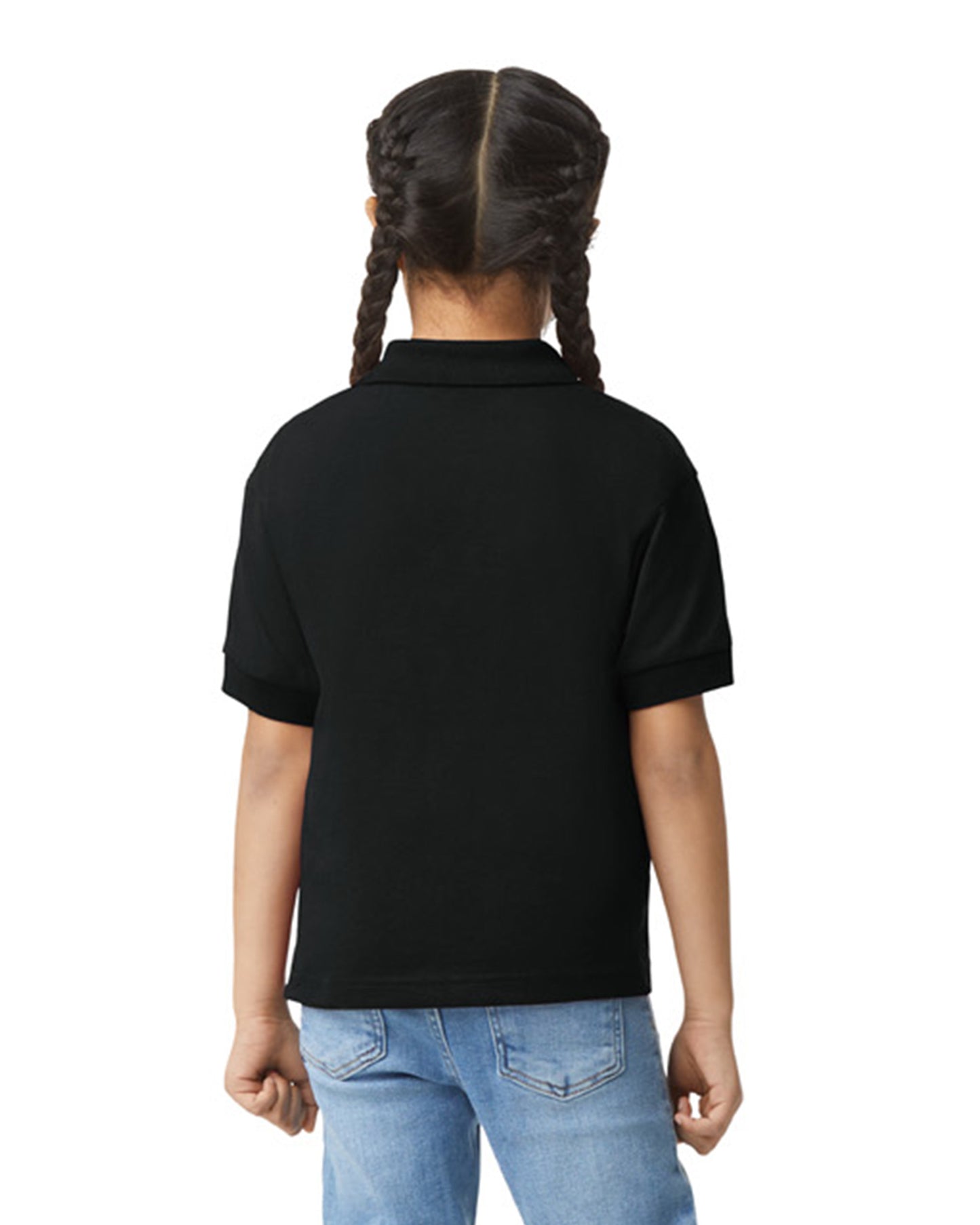Youth 50/50 Jersey Polo - Black