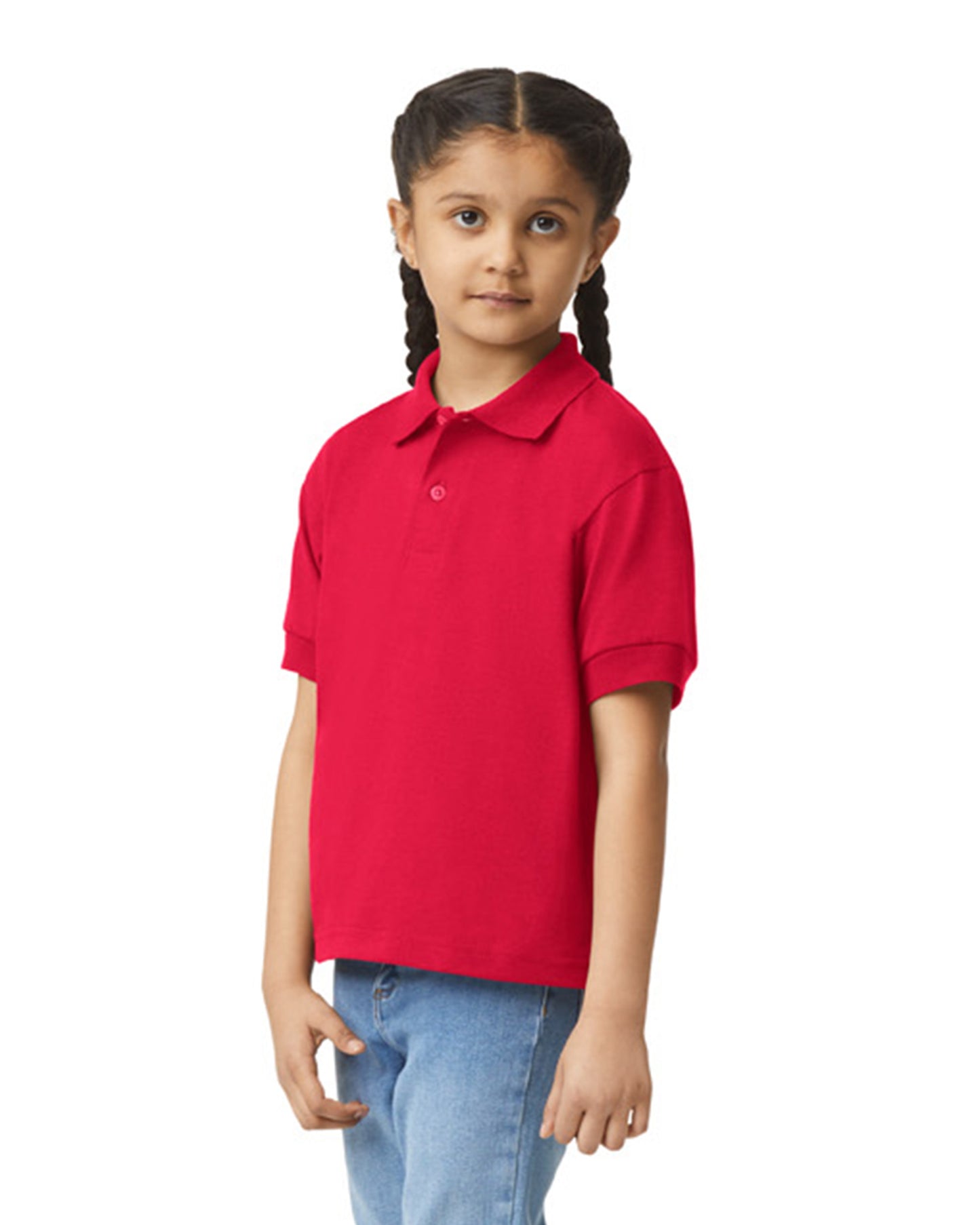 Youth 50/50 Jersey Polo - Red