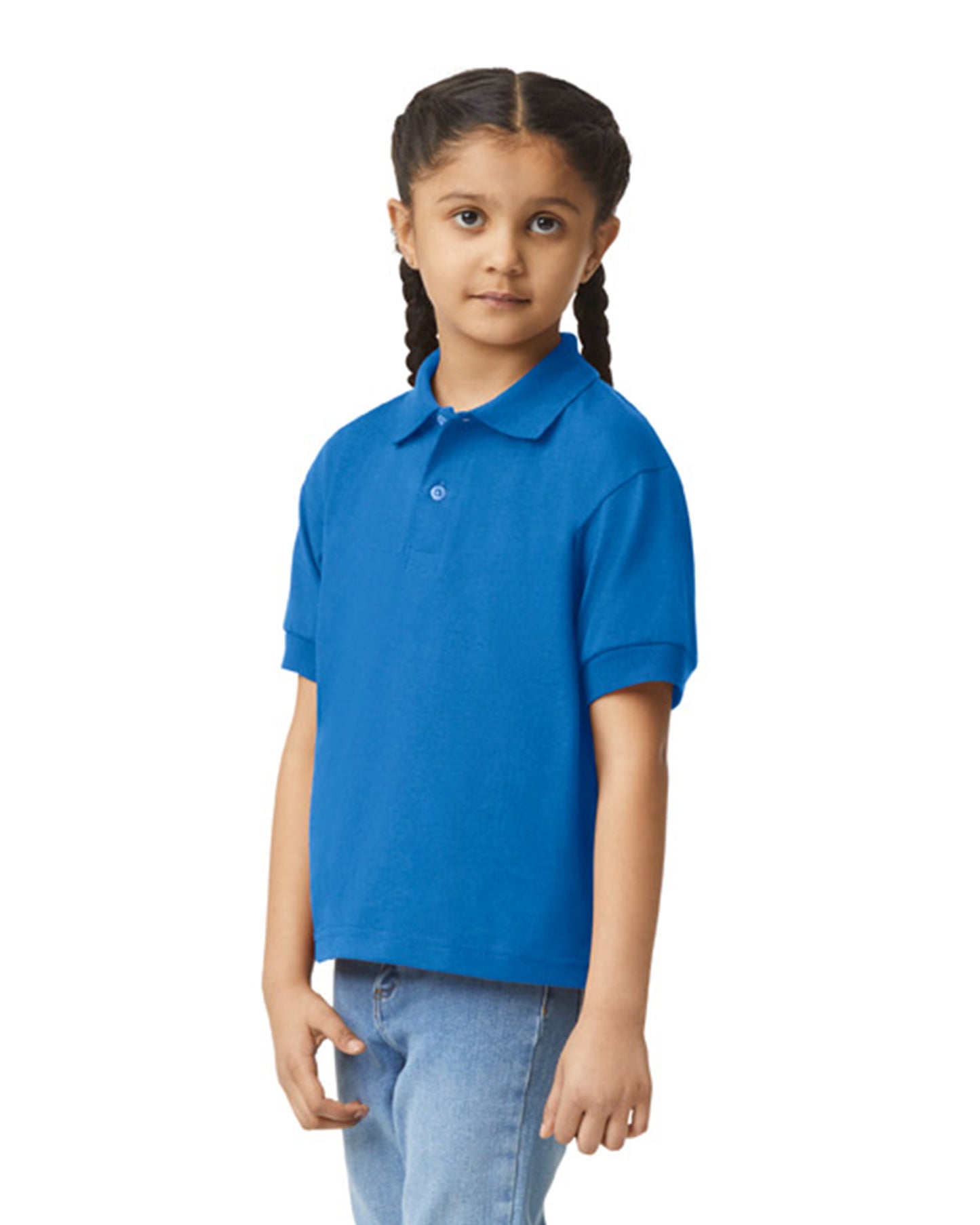 Youth 50/50 Jersey Polo - Royal