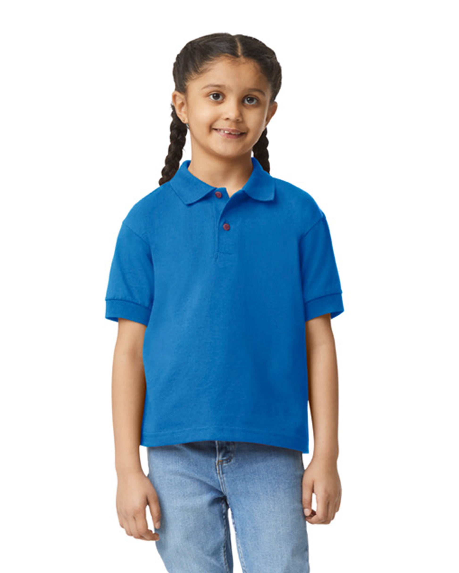 Youth 50/50 Jersey Polo - Royal