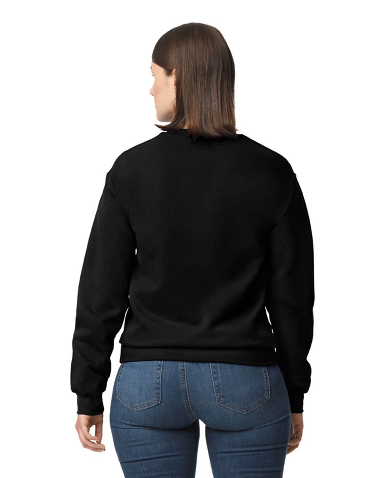 Unisex DryBlend® 50/50 Fleece Crew - Black
