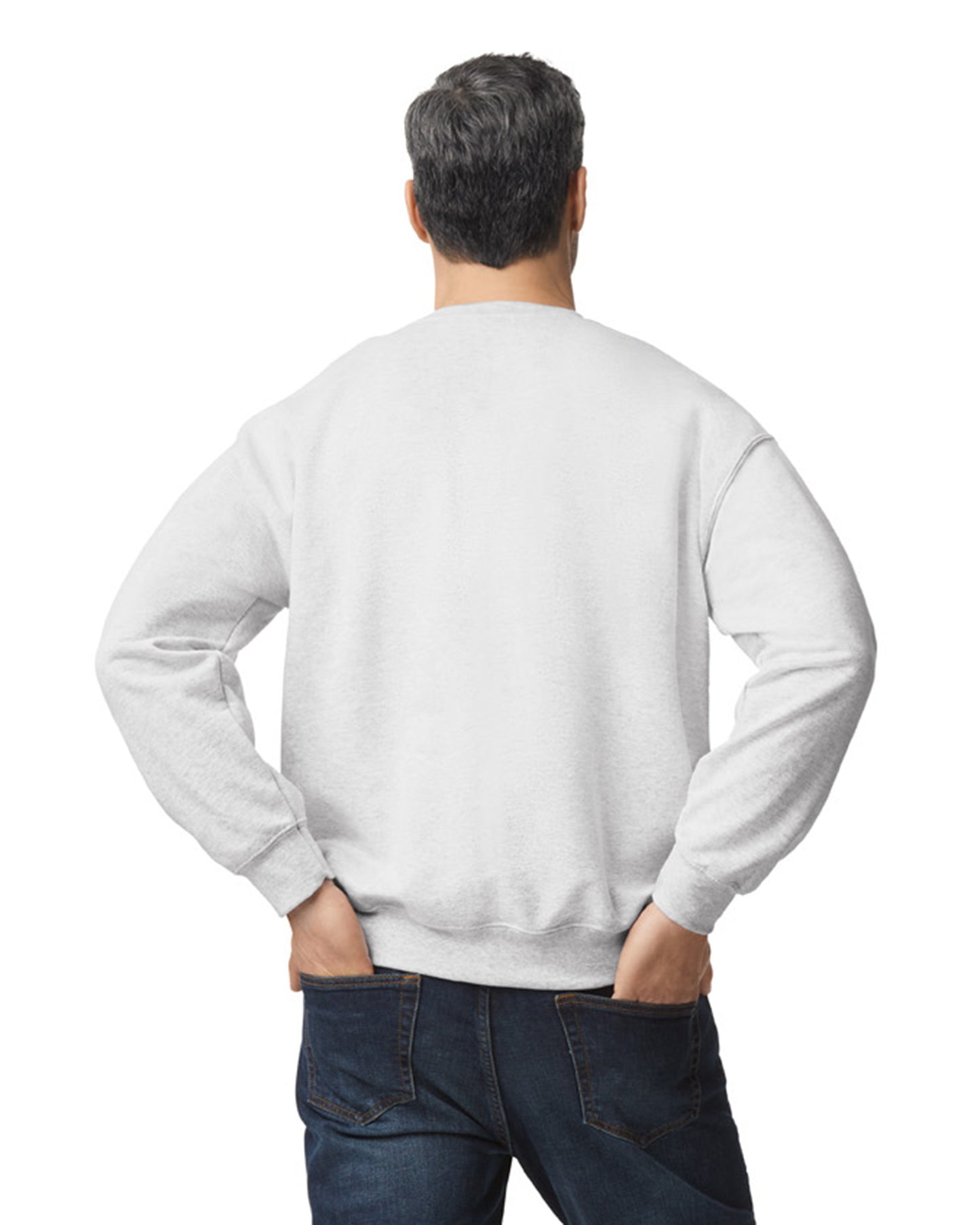 Unisex DryBlend® 50/50 Fleece Crew - Ash