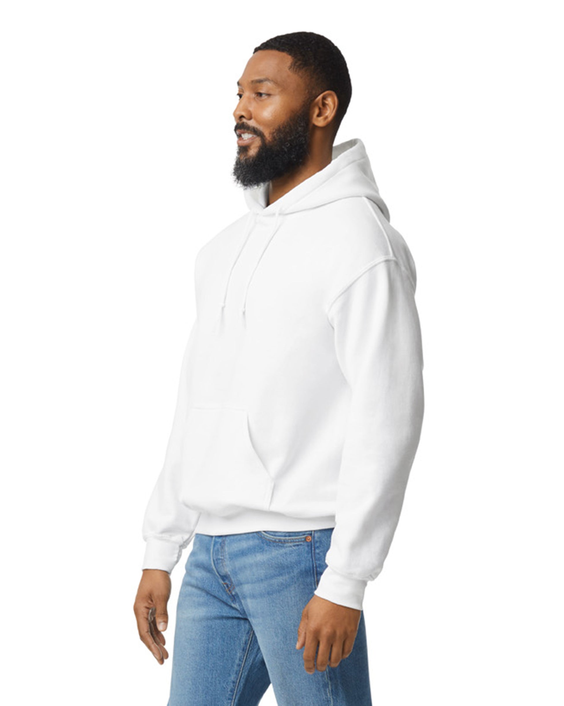 Unisex DryBlend®  50/50 Hoodie - White