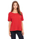 Bella + Canvas 8816 - Women's Slouchy T-Shirt - Red Speckled