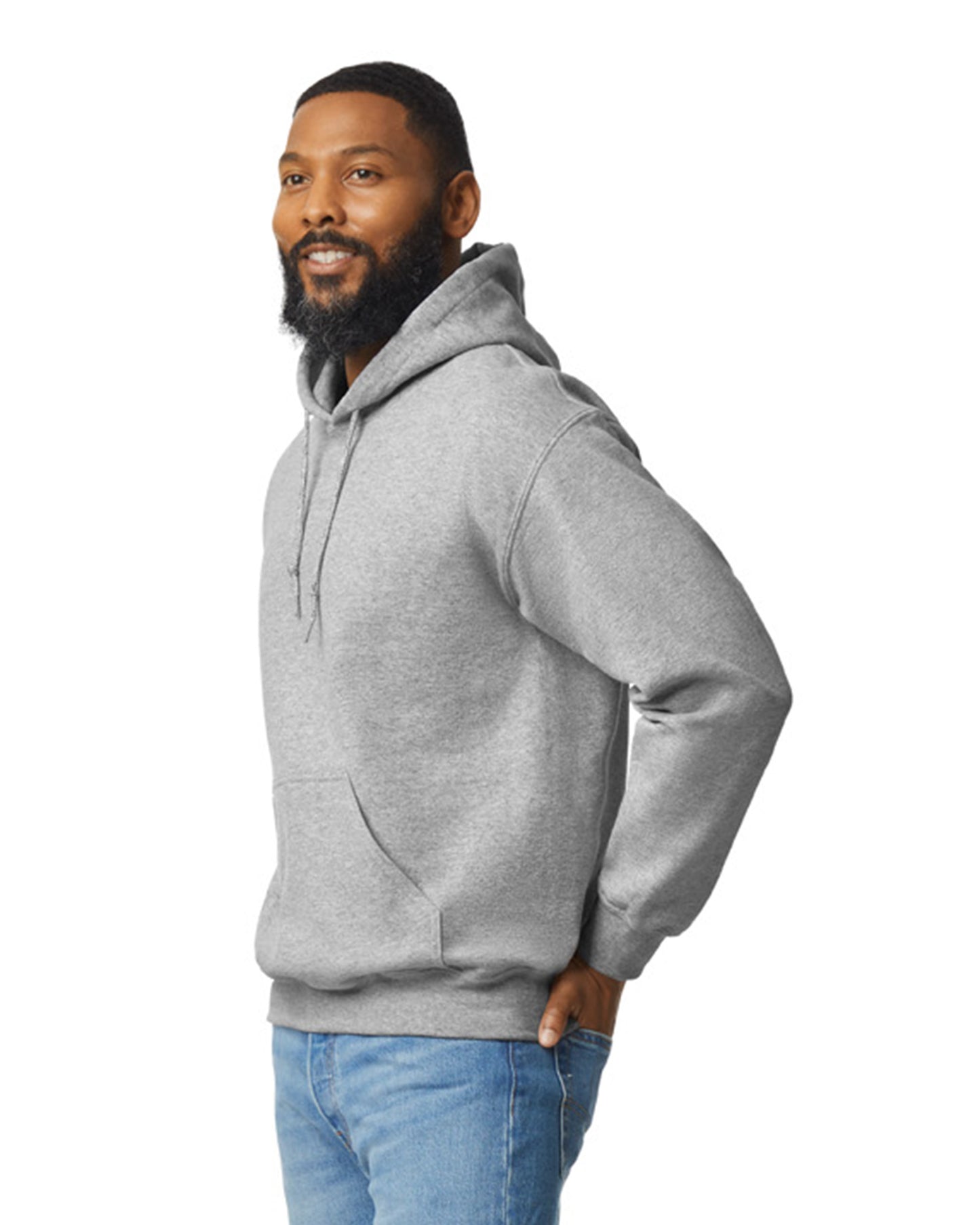 Unisex DryBlend®  50/50 Hoodie - Sport Gray