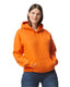 Gildan G125 - Unisex DryBlend®  50/50 Hoodie - High Viz Safety Orange