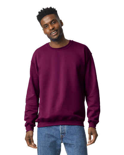 Unisex Heavy Blend���  50/50 Fleece Crew - Maroon