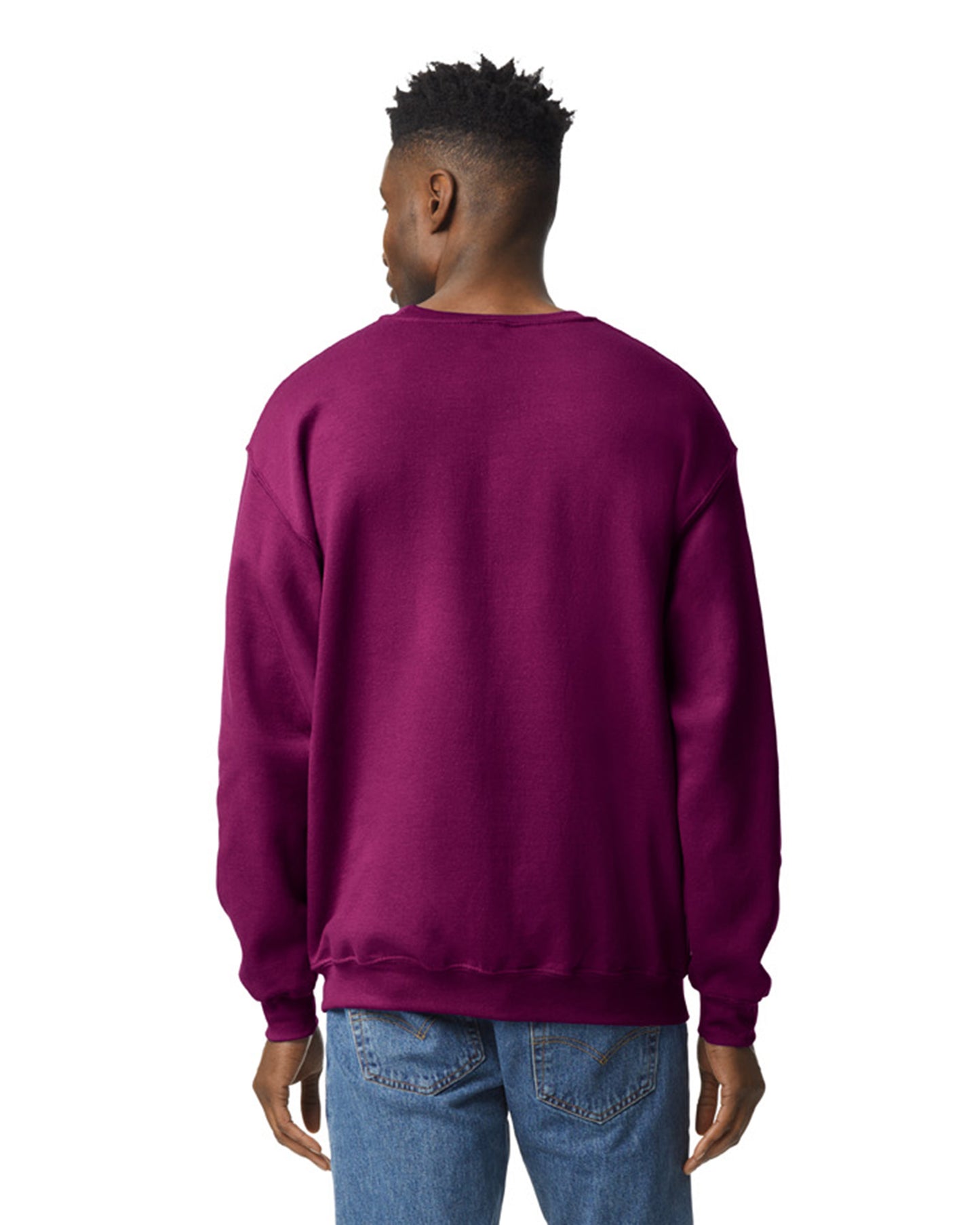 Unisex Heavy Blend���  50/50 Fleece Crew - Maroon