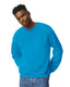 Gildan G180 - Unisex Heavy Blend���  50/50 Fleece Crew - Sapphire